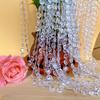 Cortina de Hilo de Cuentas Acrílicas Cortina de Hilo Camino de Boda Cadena de Cristal de Plomo Escena de Boda Decoración de Techo de Escenario Cortina de Puerta DIY Partición