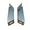 Perfil de Aluminio Industrial Soporte de Pie Fijo Cuadrado Base para Valla Pie de Soporte Grande para Piso Pie de Pezuña Cuadrado