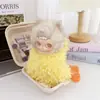 Ropa para muñeca de peluche de vinilo serie I'amzsiga, capucha de saco de dormir Hermana Gazi, ropa para muñeca colgante de peluche Gazi
