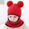 Gorro de Otoño e Invierno para Niños con Forro Polar Engrosado para Bebés Niños y Niñas Lindo Gorro de Punto Gorro de Pescador Súper Lindo Cálido Protección para las Orejas