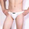 Gelo seda cueca homens atacado sexy transparente verão novo fino de secagem rápida respirável alto elástico plus size triângulo sem costura