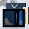 Caja de Regalo de Negocios Estilo Chino A5, Multicolor, Práctica para Eventos de Empresa, Regalos de Inauguración, Recuerdos, Cuaderno