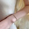Pulsera de Bambú para Mujer Otoño e Invierno Diseño de Nicho Ins Estilo Lujo Ligero Pulsera de Alta Gama Elegante Sencilla Pulsera Popular en Internet para Novias