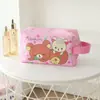 Bolsa de Papelería Portátil de Dibujos Animados Linda para Estudiantes Nuevos, Bolsa Cosmética Multifuncional de Viaje, Bolsa de Lavado y Almacenamiento