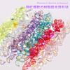 Rhinestones Planos de Forma Irregular para Uñas Transfronterizos, Rhinestones de Resina para Uñas de Lujo Ligero, Decoraciones Mixtas Transparentes Portátiles para Uñas, Venta Directa del Fabricante