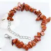 Pulsera de grava irregular de cristal natural de ágata transfronteriza pulsera de piedra semipreciosa joyería de piedra de color ins europeo y americano