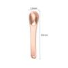 Cuchara Metálica para Crema de Ojos con Logo Personalizado Aleación de Zinc Oro Plata Galvanizado Palo de Masaje para Ojos Lifting Facial Belleza