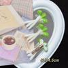 Pasador de Brotes de Frijol Haiyue Jewelry ~ Diseño Original Personalizado Pinza Lateral de Comida Estudiante Accesorios para el Cabello Femeninos Interesante Divertido Mejor Amiga