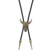 Accesorios Europeos y Americanos Transfronterizos Nuevo Retro Personalizado Cabeza de Toro Cadena para Suéter Creativo Versátil Collar Casual Joyería para Hombres