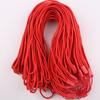 Cordão Colorido Longo Redondo de Nylon para Garrafas de Água, Copos Térmicos e Celulares; Alça de Pescoço para Crachá de Identidade 3.0; Corda Redonda Trançada Feita à Mão
