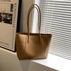 Bolsa Tote Grande Capacidade para o Dia a Dia Transfronteiriça 2024 Bolsa Feminina Moda de Alto Padrão Versátil Bolsa de Ombro para Estudante Bolsa Feminina