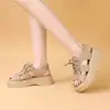 Sandalias Romanas Mujer Estilo Verano 2026 Nueva Moda Plataforma Suela Gruesa Uso Exterior Celebridad de Internet Antideslizantes Sandalias de Playa Mujer