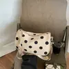 Bolsa de Bolinhas de Nicho Feminina 2026 Nova Moda Popular de Verão Alça Larga Versátil para o Dia a Dia Ombro Único Transversal