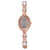 Reloj de Mujer Ovalado Retro con Diamantes Incrustados de Alto Valor, Sencillo, de Moda, con Temperamento, Lujo Ligero, Marca Shangmei de Liu
