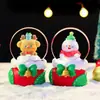 Calcetín de Navidad de producto nuevo transfronterizo, mini bola de agua, adorno de bola de cristal brillante para regalo de Navidad