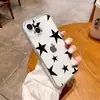 Estilo Minimalista de Venta Caliente Transfronteriza Estrella Negra de Cinco Puntas Estuche Suave de TPU de Alta Transparencia Adecuado para iPhone 18 Pro Estuche Protector de Pantalla Completa
