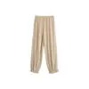 ZA 2026 Verano Nuevo Conjunto de Top sin Mangas con Cuello Halter de Perlas + Pantalones de Linterna con Cintura Elástica