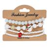 Pulsera multicapa bohemia de venta caliente transfronteriza, personalizada con cuentas de turquesa, joyería turística, pulsera europea y americana, joyería de comercio exterior