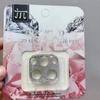 Para iPhone 16 Pro Max Flash de agua Diamante Lente Película Mini Teléfono móvil Apple 15 Cámara trasera Anillo de metal