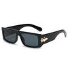 Gafas de sol para mujer de montura pequeña transfronterizas Gafas de sol Gafas de sol rectangulares europeas y americanas para hombre Gafas de sol Sombras para hombre