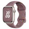Adecuado para Apple Watch 10 S11 Hebilla Mariposa Correa de Silicona Perforada iWatch Ultra Pulsera Transpirable