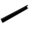 Perfil Extruido de Plástico Pvc Negro Ranura en U Accesorios de Productos de Plástico Perfil de Plástico Ranura para Tarjetas Hecho Según Dibujos