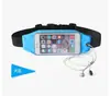 Riñonera con pantalla táctil para deportes al aire libre, riñonera impermeable de Lycra, venta al por mayor de riñonera para teléfono móvil iphone6s