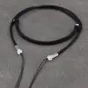 Colar Cordão com Pingente de Ágata Prata Tibetana, Pingente de Cruz com Contas Dzi, Cordão para Pingente, Masculino de Alta Qualidade