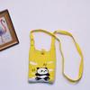 2024 Bolsa de Mão Mini de Tricô Guofeng Panda Bolsa de Celular Fashion Guofeng Bolsa de Ombro Bolsa Casual Versátil