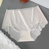 Pantalones de máscara ropa interior delgada para damas sin costuras Seda de Hielo ropa interior para niñas verano 3D cadera secado rápido Calzoncillos Venta al por mayor de fábrica