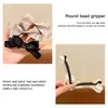 Pinza de plátano con lazo estilo coreano para niñas pequeñas, pinza vertical para moño alto, accesorio de pasador dulce y versátil