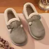 Zapatos de invierno para mujer, forrados de polar, gruesos, cómodos y cálidos, nuevo estilo 2026, ligeros, antideslizantes, de suela suave y esponjosos