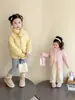 Abrigo de invierno acolchado de algodón para niñas 2026 nuevo estilo chaqueta de algodón acolchada engrosada de moda para otoño e invierno para bebés niñas