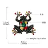 Estilo de Moda Europeu e Americano, Broche de Alta Qualidade da Série Sapo, Príncipe Animal Fofo, Alfinete de Acessórios de Vestuário Feminino de Alta Qualidade