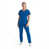 Novos Tops Esfoliantes Elásticos de Secagem Rápida 2025 para Homens e Mulheres, Uniformes Médicos e de Enfermagem Plus Size, Conjunto de Duas Peças, Amazon