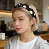 Nueva Banda para el Cabello de Moda Transfronteriza de Lunares Tejido Cruzado Anudado Banda para el Cabello de Lunares Accesorios para el Cabello para Adultos de Mujer Tocado