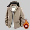 Jaqueta de Caminhada para Homens - Primavera, Outono e Inverno, Corte Amplo, Tamanho Grande, Jaqueta Estilosa para Exterior para Homens