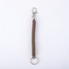 Atacado de fábrica de chaveiro de metal colorido, corda elástica, corda retrátil, conjunto de chaveiro, bolsa, cordão, corda de mola de plástico