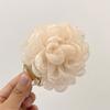Poppy~ Presilha de Cabelo de Pétalas em Camadas Super Estilo Fada para Mulheres, Presilha de Cabelo para Coque de Verão, Acessório de Cabelo Clip Coreano Ins