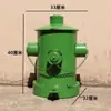 Arte de Hierro Vintage Estilo Industrial Creativo y Único Hidrante de Incendios Cubo de Basura Metálico Grande con Tapa y Pedal de Pie para Sala de Estar y Uso en Exteriores