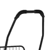 Fabricante de Yiwu al por mayor Carrito de compras plegable Gran capacidad Carrito de compras de hierro para comestibles Negro Grande Mercado de supermercado
