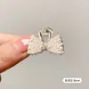 Novo Modelo 2025 Prendedor de Cabelo Feminino Pequeno para Penteados Semi-Presos, Acessório de Cabelo Luxuoso e Delicado para a Parte de Trás da Cabeça, Mini Presilha de Garra