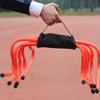 Equipo de Entrenamiento de Vallas Obstáculo para Niños Salto de Altura Atletismo Jardín de Niños Valla Pequeña Valla de Agilidad Fútbol Soporte de Salto