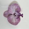 Orquídea Borboleta Flor Artificial Cabeça Filme Impresso Flor Corsage 9cm DIY Decoração de Casamento Flor Dia Nacional Decoração de Casamento
