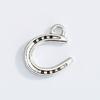Accesorios de joyería hechos a mano para bricolaje, venta al por mayor, accesorios de aleación, lindo animal, caballo de plata antiguo, accesorios, pulsera, collar, colgante
