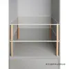 Estante divisorio acrílico para armario para organizar zapatos, estante de almacenamiento interno por capas, gabinete de almacenamiento de escritorio simple