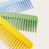 Pente de Cabelo Atacado Mais Vendido Sem Danificar o Cabelo e Cabelo Fácil de Limpar Pente de Dentes Largos Cor Pente Plano Cabeça Traseira Retro Cabeça Oleosa Pente para Pentear