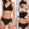 Ropa Interior de Algodón Transpirable de Cintura Baja Popular de Amazon para Mujer Calzones Sencillos de Color Puro Procesamiento OEM y Personalización