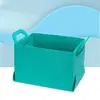 Cesta de Almacenamiento Plegable de Fieltro Estilo Ins Transfronteriza para Snacks, Juguetes y Artículos Varios, Cesta de Almacenamiento Portátil para Coche, Cesta de Lavandería Plegable
