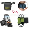 Fábrica de Origen Deportes al Aire Libre Brazalete para Teléfono Móvil Unisex Correa de Muñeca Giratoria Bolsa de Brazo Personalizada Venta al por Mayor